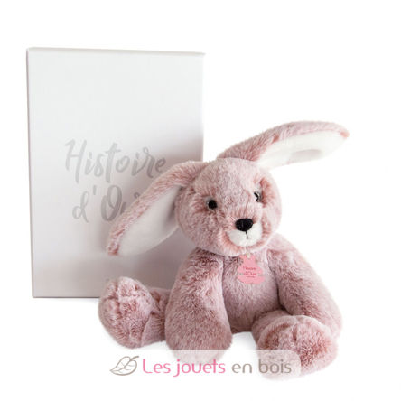 Peluche coniglietto rosa 25 cm HO3007 Histoire d'Ours 4