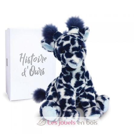 Peluche Lisi la girafe bleue 30 cm HO3043 Histoire d'Ours 1