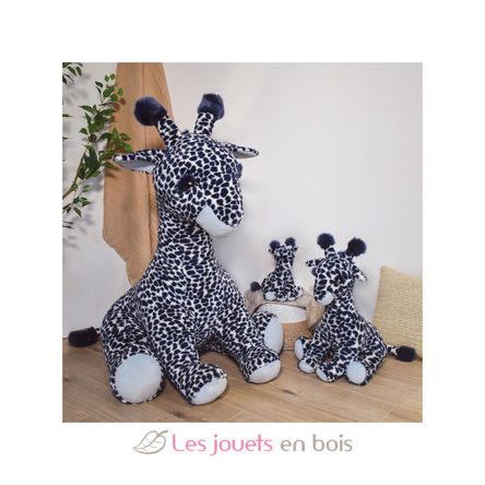 Peluche Lisi la girafe bleue 50 cm HO3044 Histoire d'Ours 3