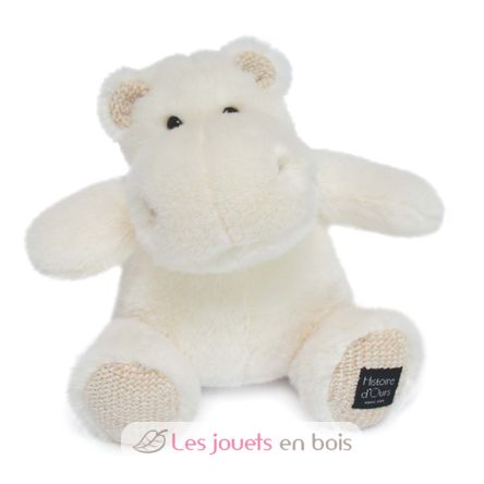 Hip Chic peluche ippopotamo avorio 25 cm HO3090 Histoire d'Ours 1