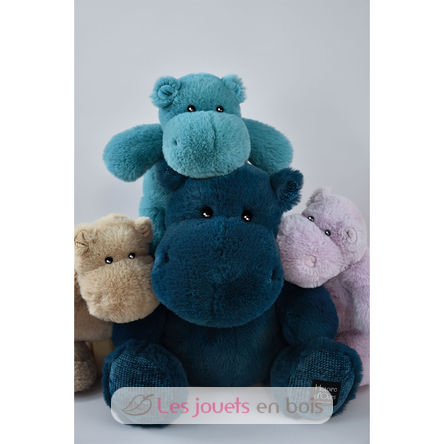 Hip Chic peluche ippopotamo blu 40 cm HO3108 Histoire d'Ours 3