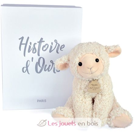 Peluche Agnello avorio 30 cm HO3129 Histoire d'Ours 4