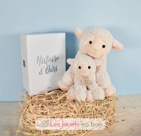 Peluche Agnello avorio 30 cm HO3129 Histoire d'Ours 5