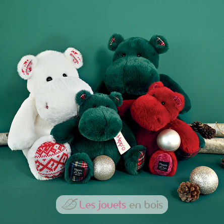 Hip Chic peluche ippopotamo verde pino 25 cm HO3200 Histoire d'Ours 2
