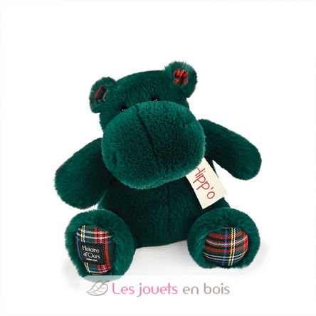 Hip Chic peluche ippopotamo verde pino 25 cm HO3200 Histoire d'Ours 1