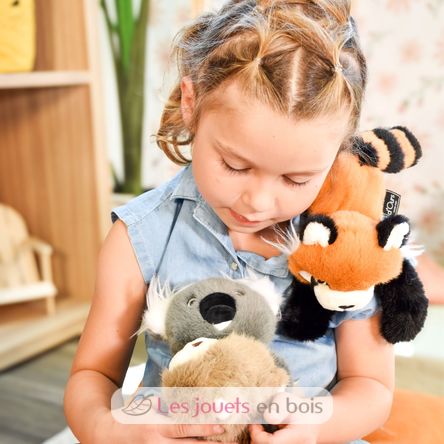 Peluche magnetico panda rosso 30 cm HO3360 Histoire d'Ours 7