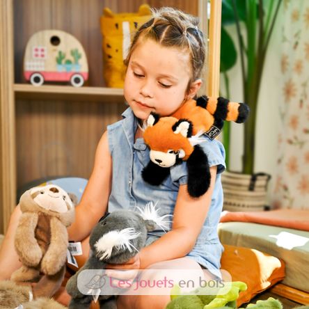 Peluche magnetico panda rosso 30 cm HO3360 Histoire d'Ours 8