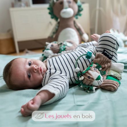 Sonaglio di attività Il leone Jelekros DE20019 Les Déglingos 3
