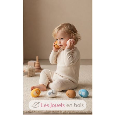 Sonagli a forma di uovo in silicone LL052-001 Little L 6