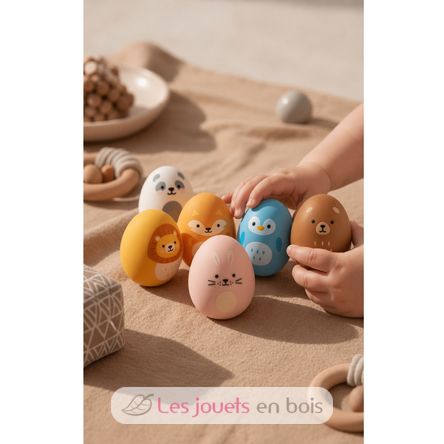 Sonagli a forma di uovo in silicone LL052-001 Little L 5