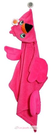 Asciugamano da bagno per bambini - Franny le flamant rose ZOO-122-001-005 Zoocchini 3