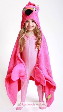 Asciugamano da bagno per bambini - Franny le flamant rose ZOO-122-001-005 Zoocchini 4