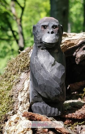 Figurina Gorilla in legno WU-40459 Wudimals 3
