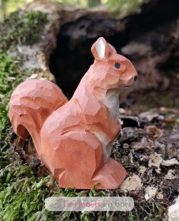 Figurina scoiattolo rosso in legno WU-40714 Wudimals 3