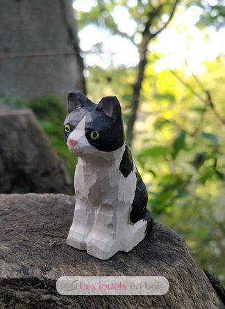 Figurina gatto in legno WU-40623 Wudimals 3