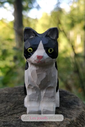 Figurina gatto in legno WU-40623 Wudimals 4