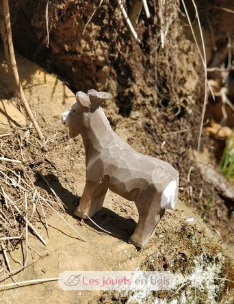 Figurina capra in legno WU-40608 Wudimals 2