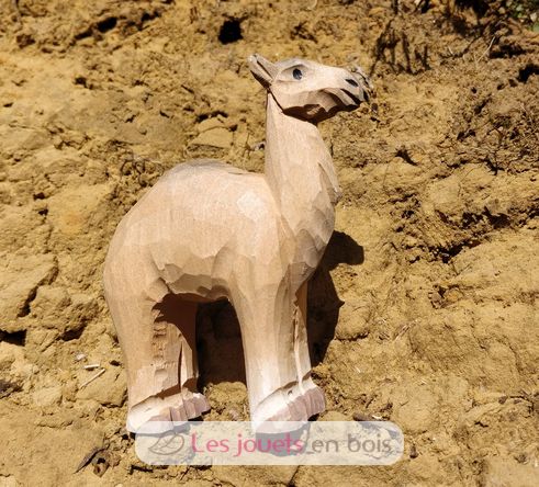 Figurina cammello in legno WU-40473 Wudimals 2