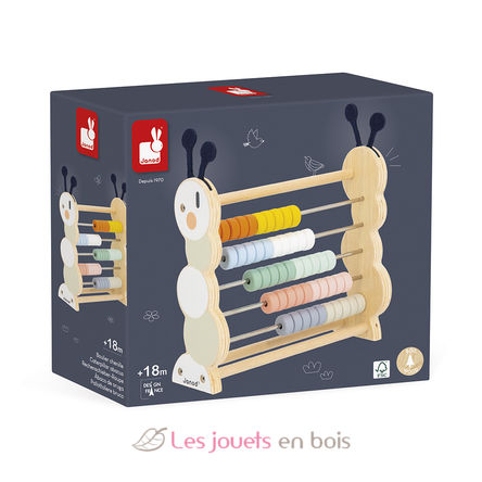 Pallottoliere bruco Sweet Cocoon J04014 Janod 4