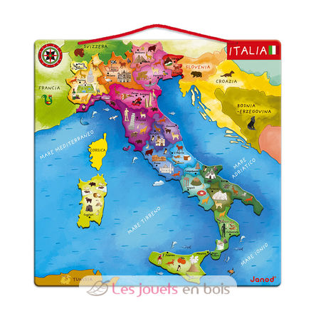 Mappa d'Italia Magnetica J05488 Janod 1