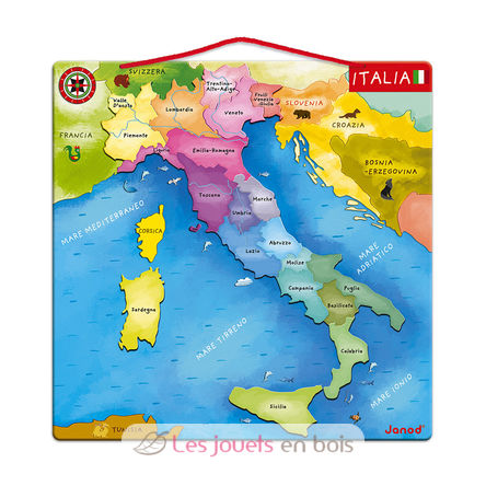 Mappa d'Italia Magnetica J05488 Janod 5