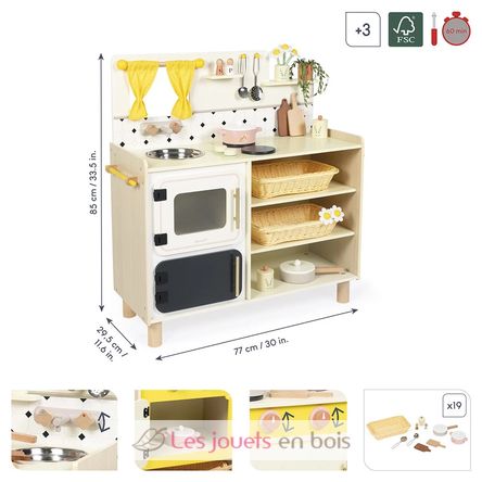 Grande cucina in legno Nonna Sole J06642 Janod 7