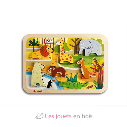 Puzzle a pezzi 3D Zoo J07022-4103 Janod 4