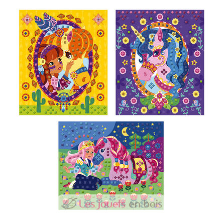 Mosaici Pony e Unicorni J07957 Janod 3
