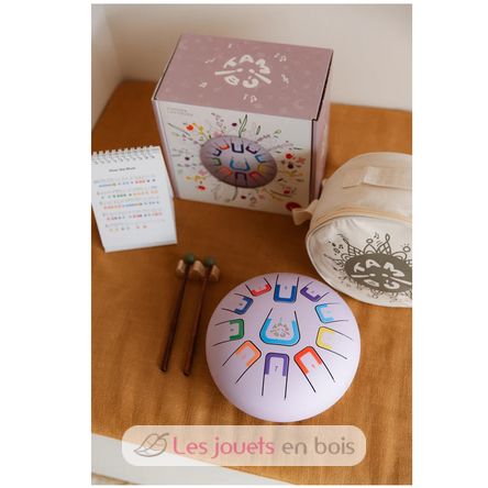 Tamburo a lingua 11 note viola JCTMB08E Tambú 5