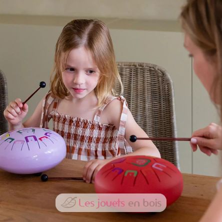 Tamburo a lingua 11 note viola JCTMB08E Tambú 4