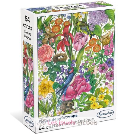 Gioco di 54 carte Fiori di primavera SS-1300 Sentosphère 3