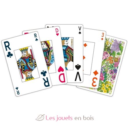 Gioco di 54 carte Fiori di primavera SS-1300 Sentosphère 2