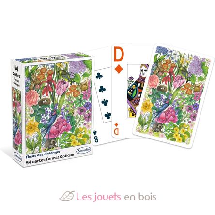 Gioco di 54 carte Fiori di primavera SS-1300 Sentosphère 1
