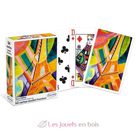 Gioco di 54 carte Torre Eiffel SS-1255 Sentosphère 1