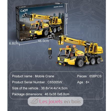 Autogru 658 pezzi C65005W CaDA 3