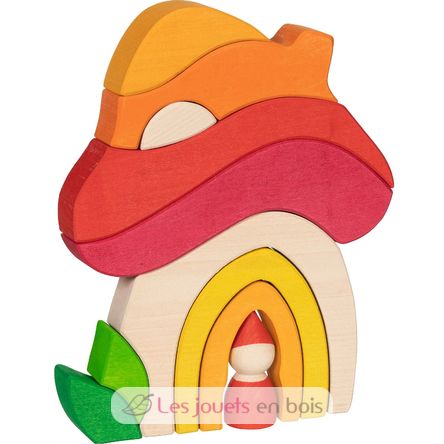 Gioco di costruzione Casa fungo GK58359 Goki 3