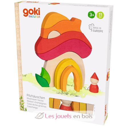 Gioco di costruzione Casa fungo GK58359 Goki 4