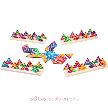 Domino triangolari in scatola di metallo CA108 Cayro 2