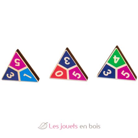 Domino triangolari in scatola di metallo CA108 Cayro 3