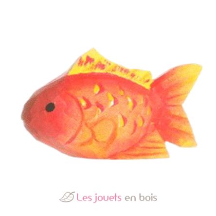 Figurina pesce rosso in legno WU-40818 Wudimals 1