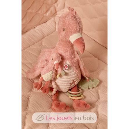 Peluche attività fenicottero rosa LD8318 Little Dutch 3