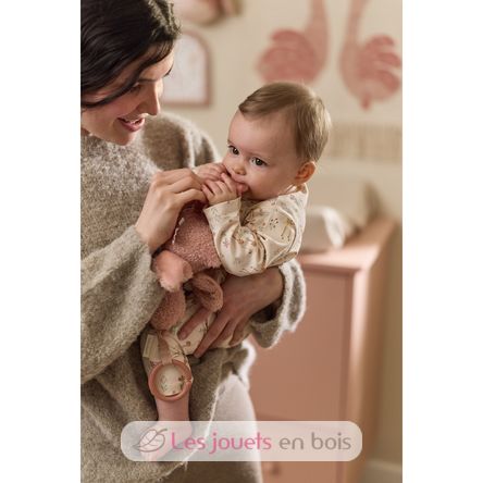 Peluche attività fenicottero rosa LD8318 Little Dutch 4