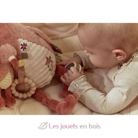 Peluche attività fenicottero rosa LD8318 Little Dutch 11