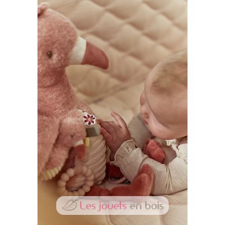 Peluche attività fenicottero rosa LD8318 Little Dutch 10