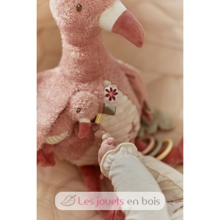 Peluche attività fenicottero rosa LD8318 Little Dutch 8