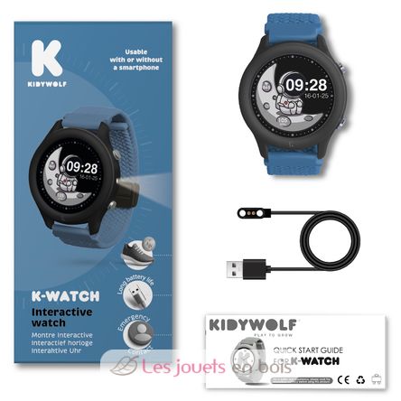K-Watch Orologio interattivo blu KW-K-WATCH-BU Kidywolf 13
