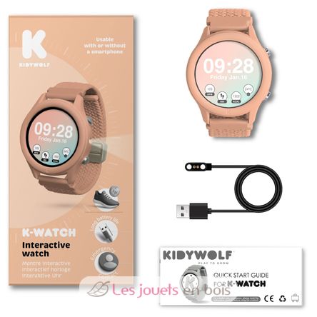 K-Watch Orologio interattivo corallo KW-K-WATCH-CO Kidywolf 13