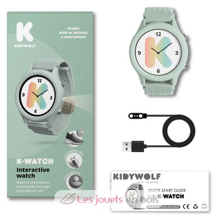 K-Watch Orologio interattivo verde KW-K-WATCH-GR Kidywolf 13