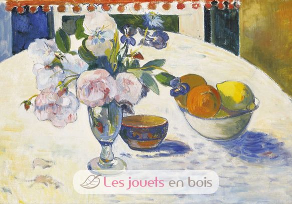 Fiori e una ciotola di frutta di Gauguin K1126-12 Puzzle Michèle Wilson 2