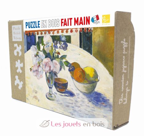 Fiori e una ciotola di frutta di Gauguin K1126-12 Puzzle Michèle Wilson 1